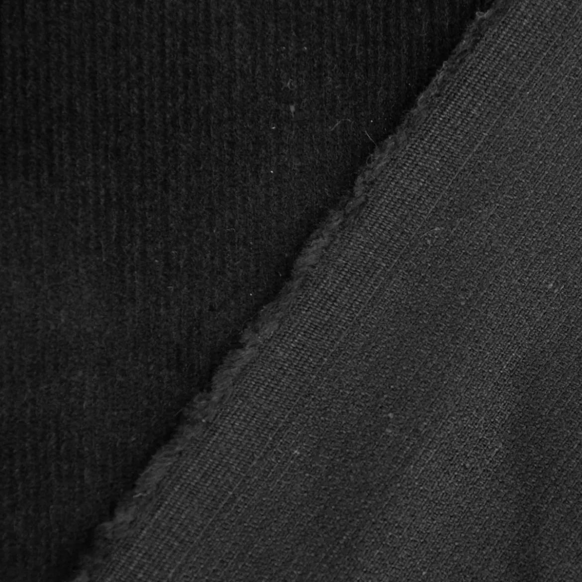 Stretch Cord einfarbig schwarz 1,40m Breite