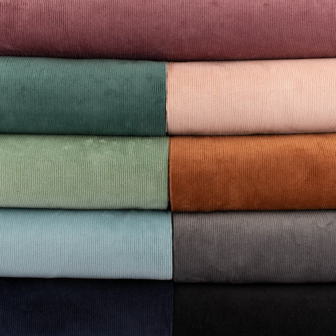 Stretch Cordstoff Baumwolle vorgewaschen Bekleidungsstoff einfarbig rosa 1,41m Breite