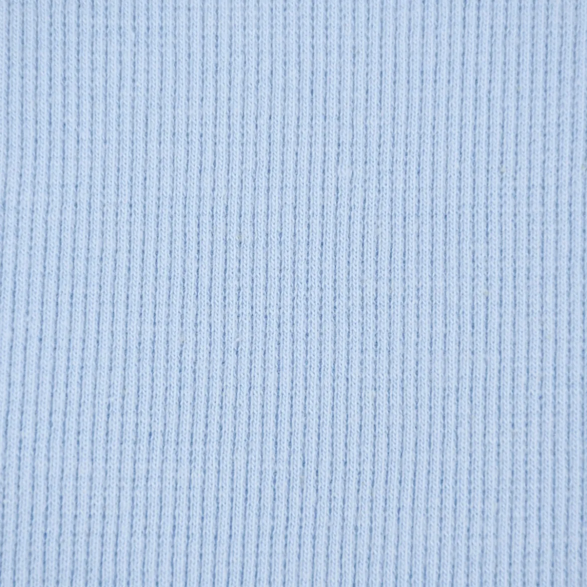 Strickschlauch Bündchenstoff grob hellblau 27cm Breite