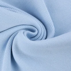 Strickschlauch Bündchenstoff grob hellblau 27cm Breite
