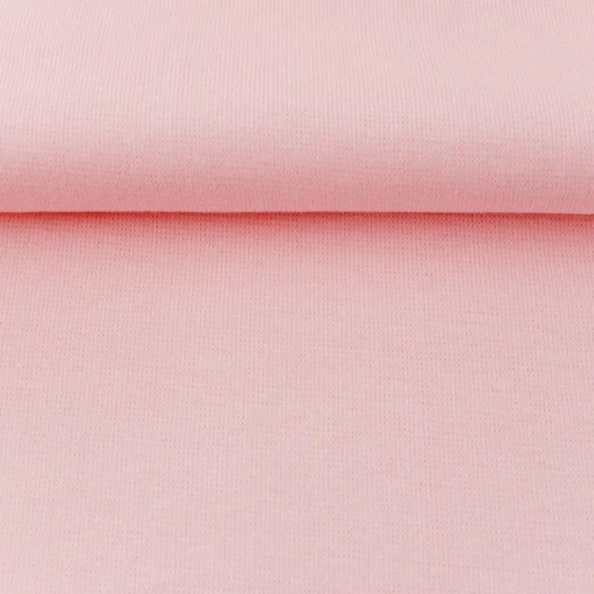 Strickschlauch Bündchenstoff fein rosa 37cm Breite