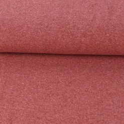 Strickschlauch Bündchenstoff fein rot meliert 35cm Breite