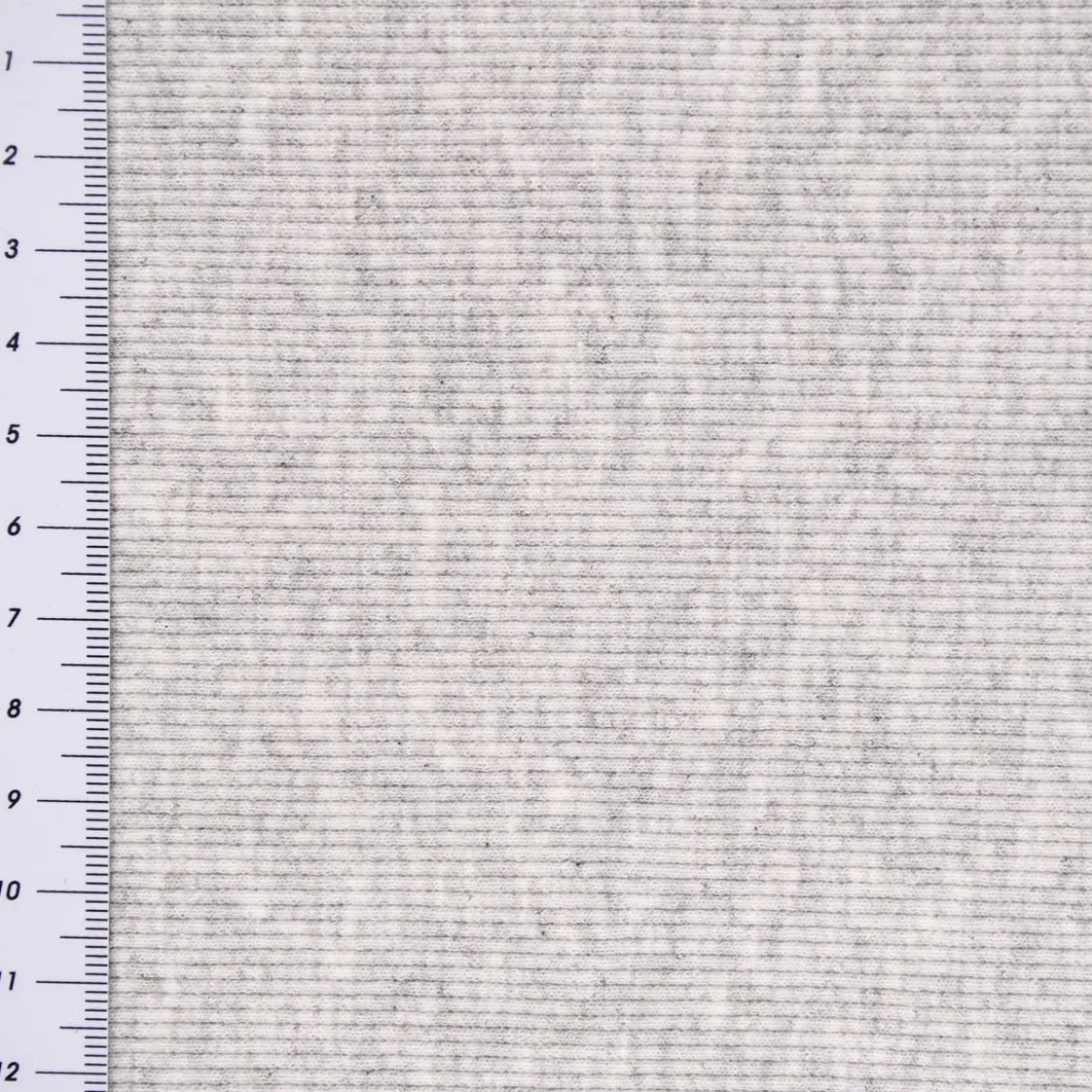 Strickschlauch Bündchenstoff gerippt ecru meliert 35cm Breite