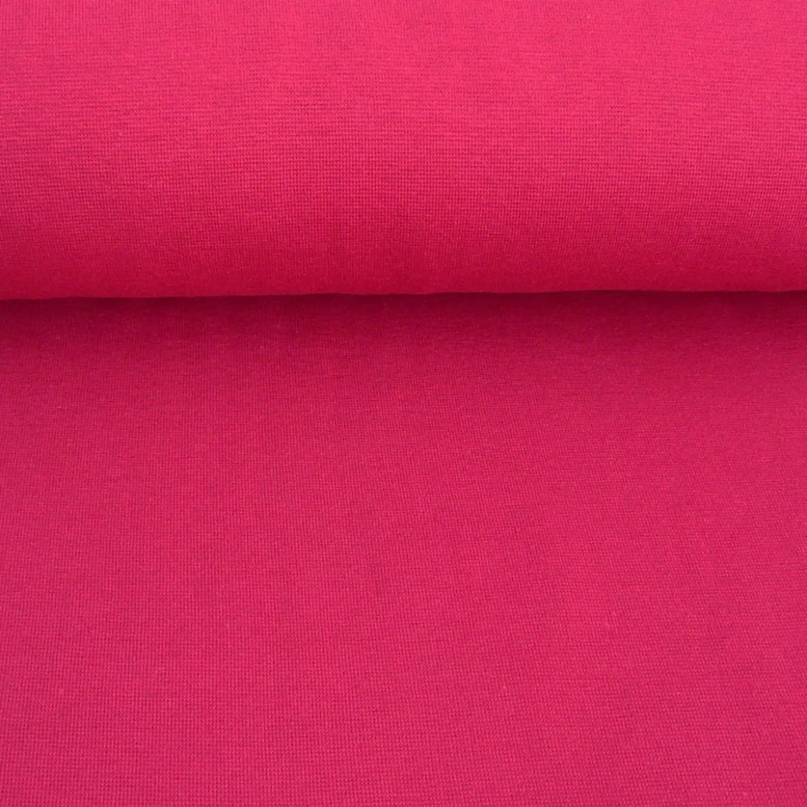 Strickschlauch Bündchenstoff fein fuchsia 37cm Breite