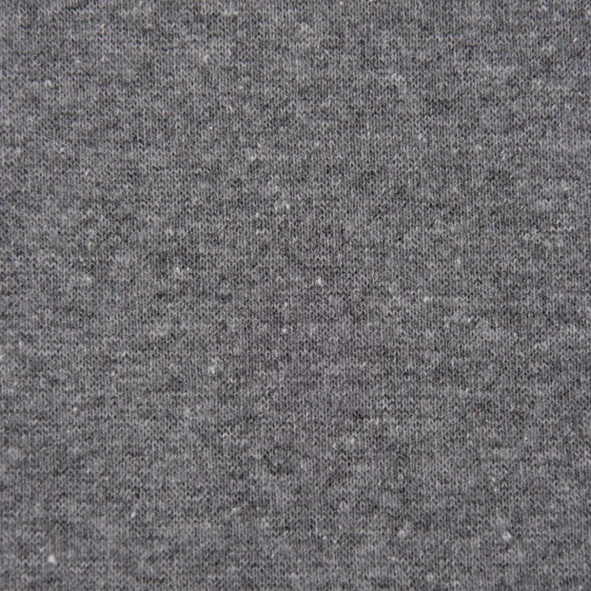 Strickschlauch Bündchenstoff Recycling einfarbig grau meliert 35cm Breite