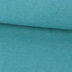 Strickschlauch Bündchenstoff Melange aqua 33cm Breite
