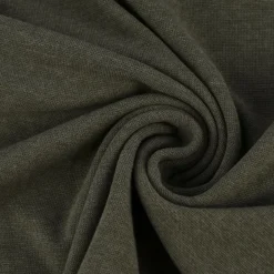 Strickschlauch Bündchenstoff Melange khaki 33cm Breite