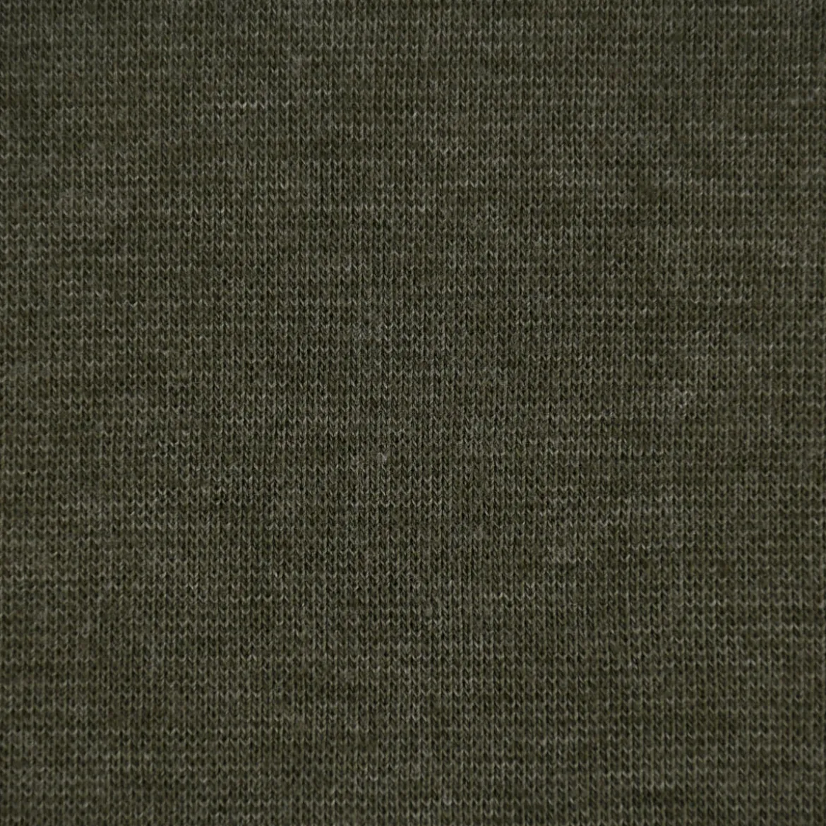 Strickschlauch Bündchenstoff Melange khaki 33cm Breite