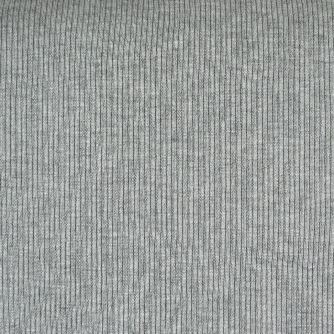 Strickschlauch Bündchenstoff grob hellgrau meliert 29cm Breite