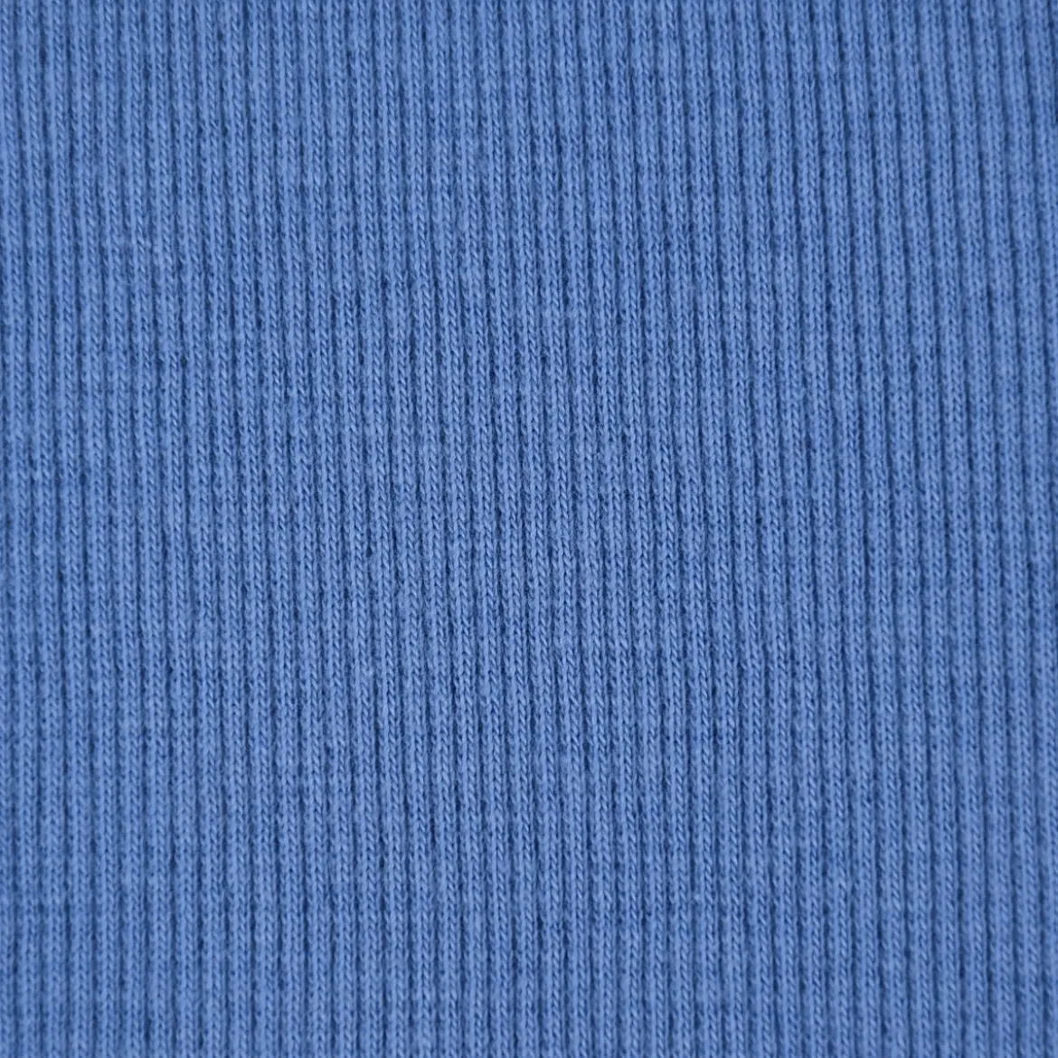 Strickschlauch Bündchenstoff grob mittelblau 27cm Breite