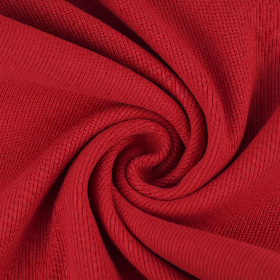 Strickschlauch Bündchenstoff grob rot 27cm Breite