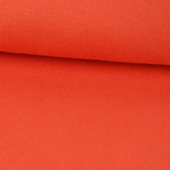 Strickschlauch Bündchenstoff grob orange 27cm Breite
