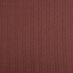 Strickstoff Ajour Pointelle Baumwolle Streifen Lochmuster mauve 145 cm Breite
