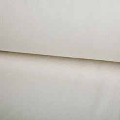 Strickstoff aus 100% Baumwolle in Wollweiß 135cm Breite