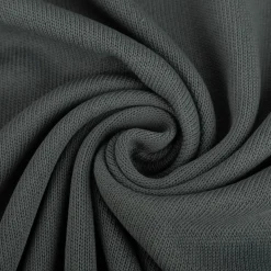 Strickstoff aus 100% Baumwolle in Stahlblau 135cm Breite
