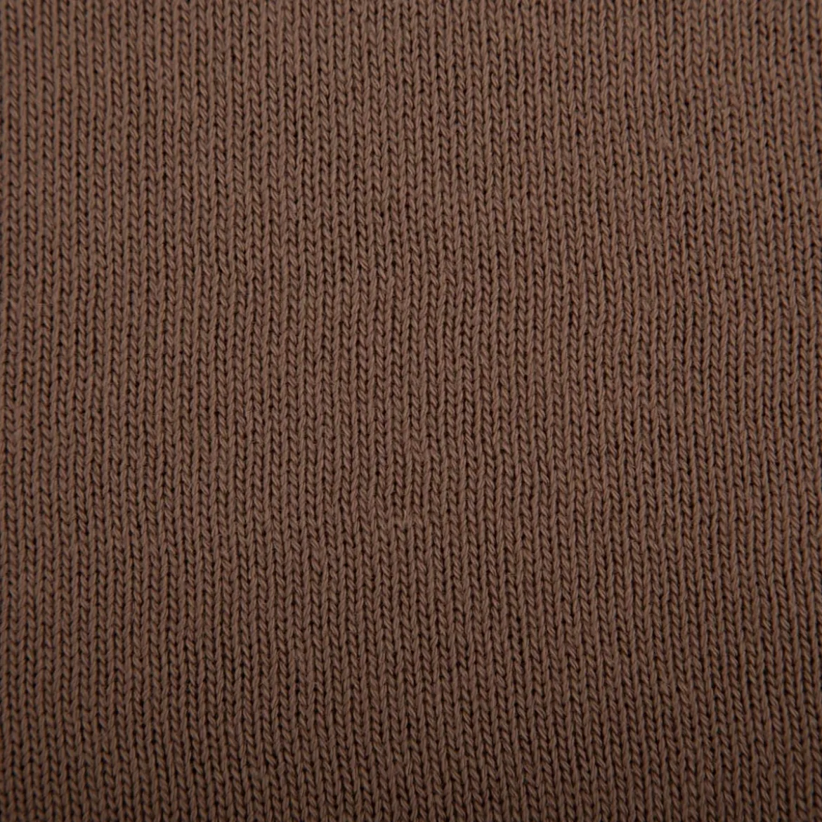 Strickstoff aus 100% Baumwolle in Taupe 135cm Breite