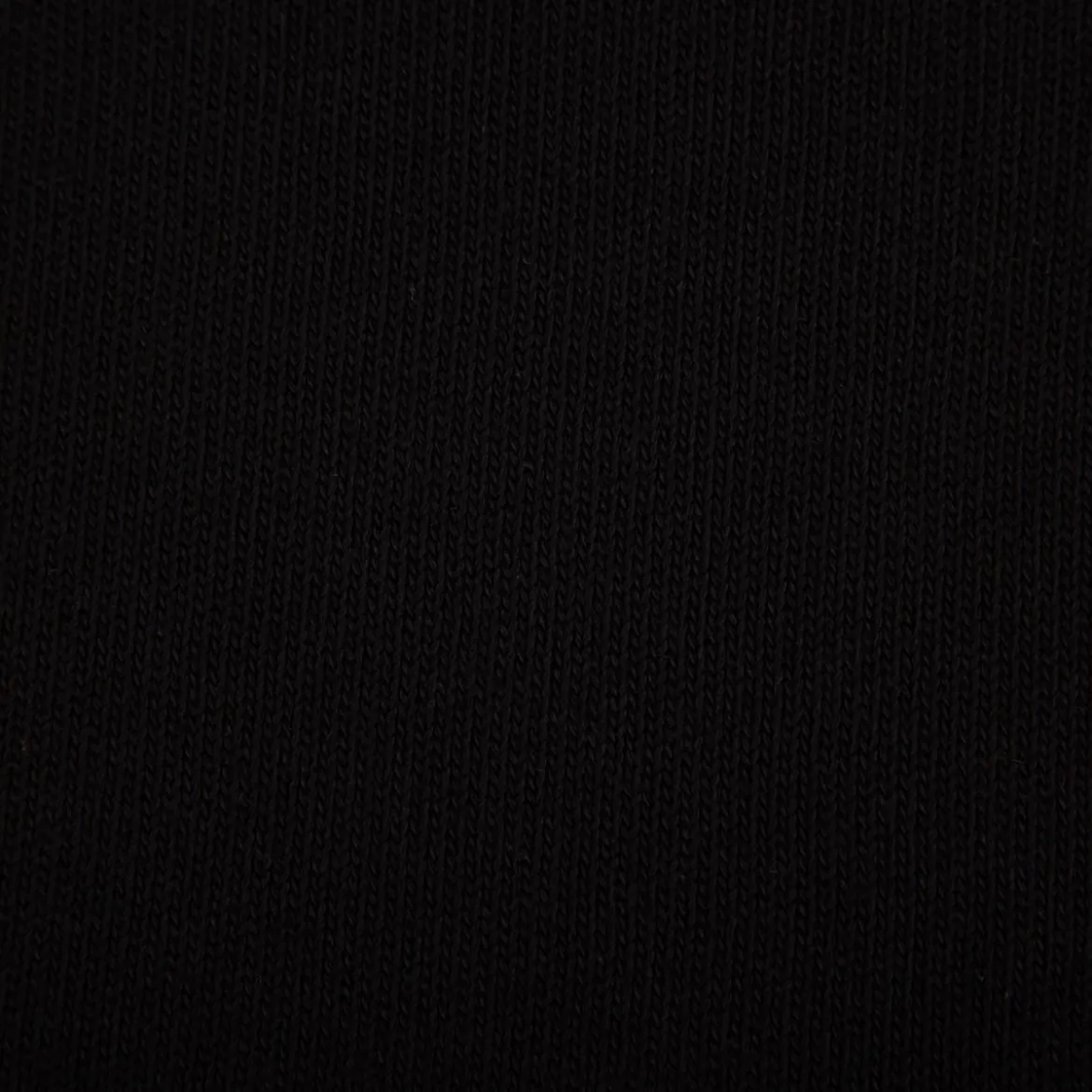 Strickstoff aus 100% Baumwolle in Schwarz 135cm Breite