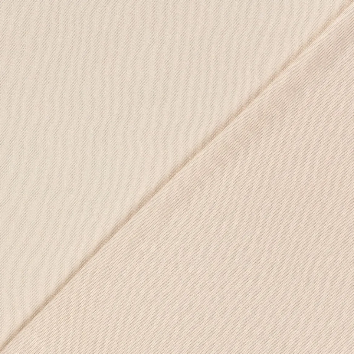 Strickstoff aus 100% Baumwolle in Ivory 135cm Breite