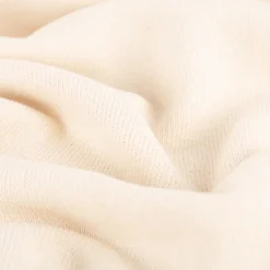 Strickstoff Baumwolle Cotton Knitted natur 1,55m Breite