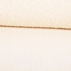 Strickstoff Baumwolle Cotton Knitted Cable natur 1,55m Breite