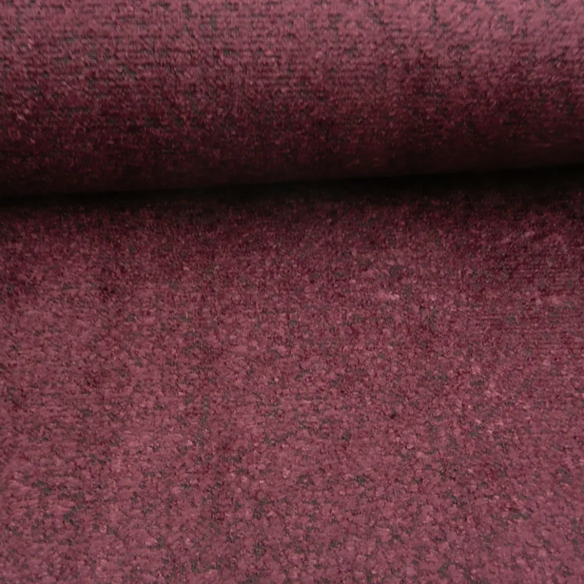 Strickstoff Bounclette beere schwarz