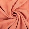 Strickstoff Feinstrick Baumwolle 3D Herzchen koralle 160cm Breite