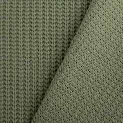 Strickstoff Grobstrick mit Baumwolle 480g/qm heavy knit einfarbig grün 150 cm Breite