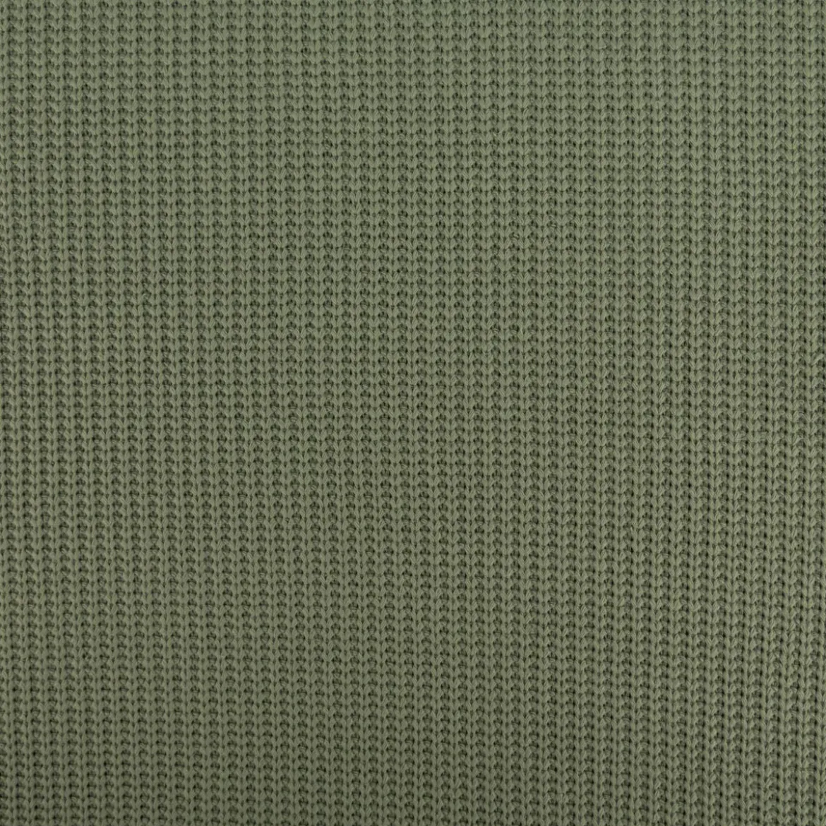 Strickstoff Grobstrick mit Baumwolle 480g/qm heavy knit einfarbig grün 150 cm Breite