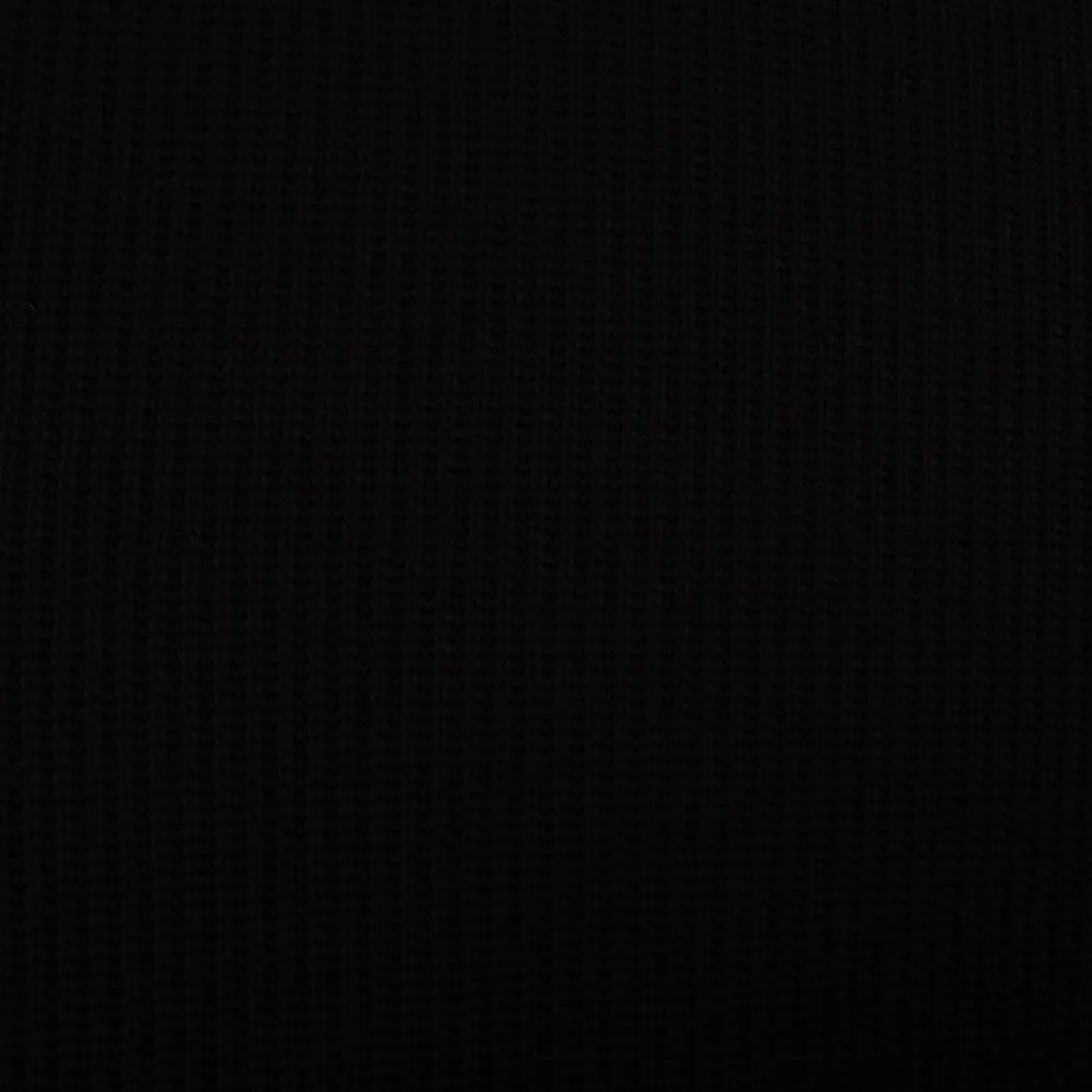 Strickstoff Grobstrick mit Baumwolle 480g/qm heavy knit einfarbig schwarz 150 cm Breite