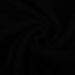 Strickstoff Grobstrick mit Baumwolle 480g/qm heavy knit einfarbig schwarz 150 cm Breite