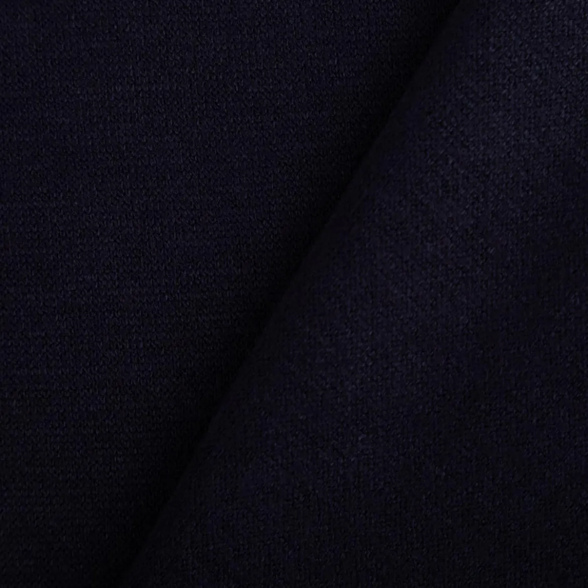 Strickstoff Heavy Knit gebürstet mit Viskose dunkelblau meliert 1,50m Breite