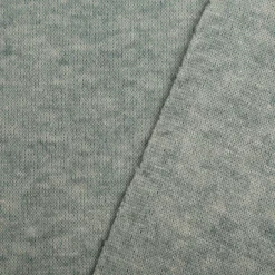 Strickstoff Heavy Knit gebürstet mit Viskose türkis meliert 1,50m Breite