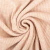 Strickstoff Rib Jersey mit Viskose Glitzereffekte rosa 150 cm Breite