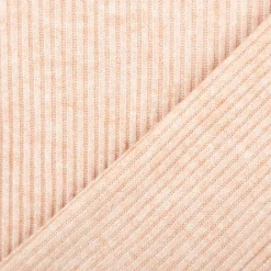 Strickstoff Rib Jersey mit Viskose Glitzereffekte rosa 150 cm Breite
