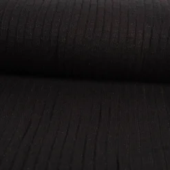 Strickstoff schwarz mit silberfarbigen Glitzereffekten 330g/qm 138cm Breite