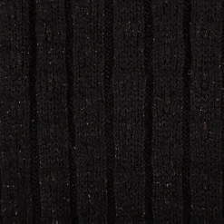 Strickstoff schwarz mit silberfarbigen Glitzereffekten 330g/qm 138cm Breite