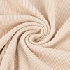 Strickstoff Waffelstrick mit Leinen natur meliert 1,45m Breite