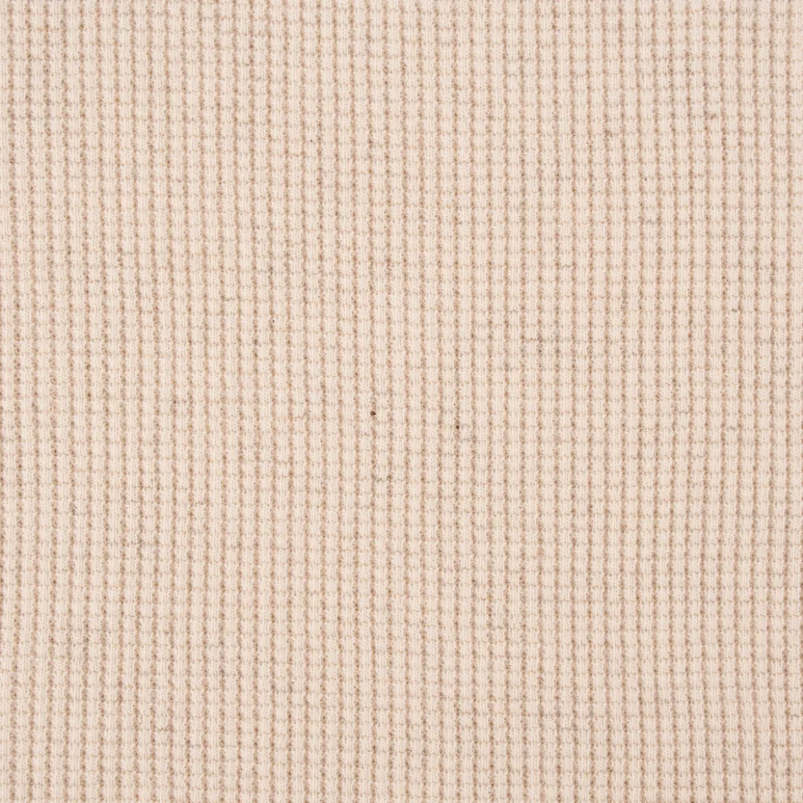 Strickstoff Waffelstrick mit Leinen natur meliert 1,45m Breite