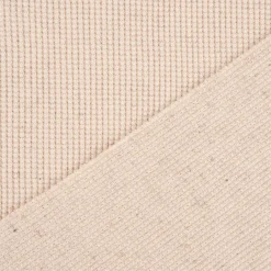 Strickstoff Waffelstrick mit Leinen natur meliert 1,45m Breite