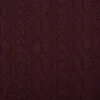 Strickstoff Zopfmuster aubergine elastischer Winterstrick 150 cm Breite