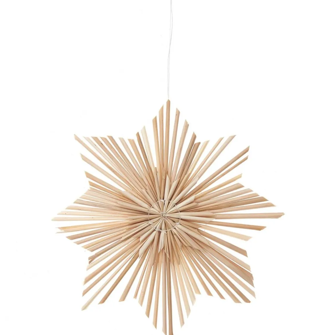 Strohstern mit 20cm Durchmesser von Rico Design