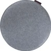 Stuhlkissen AVARO Filz rund grau meliert 35x2cm