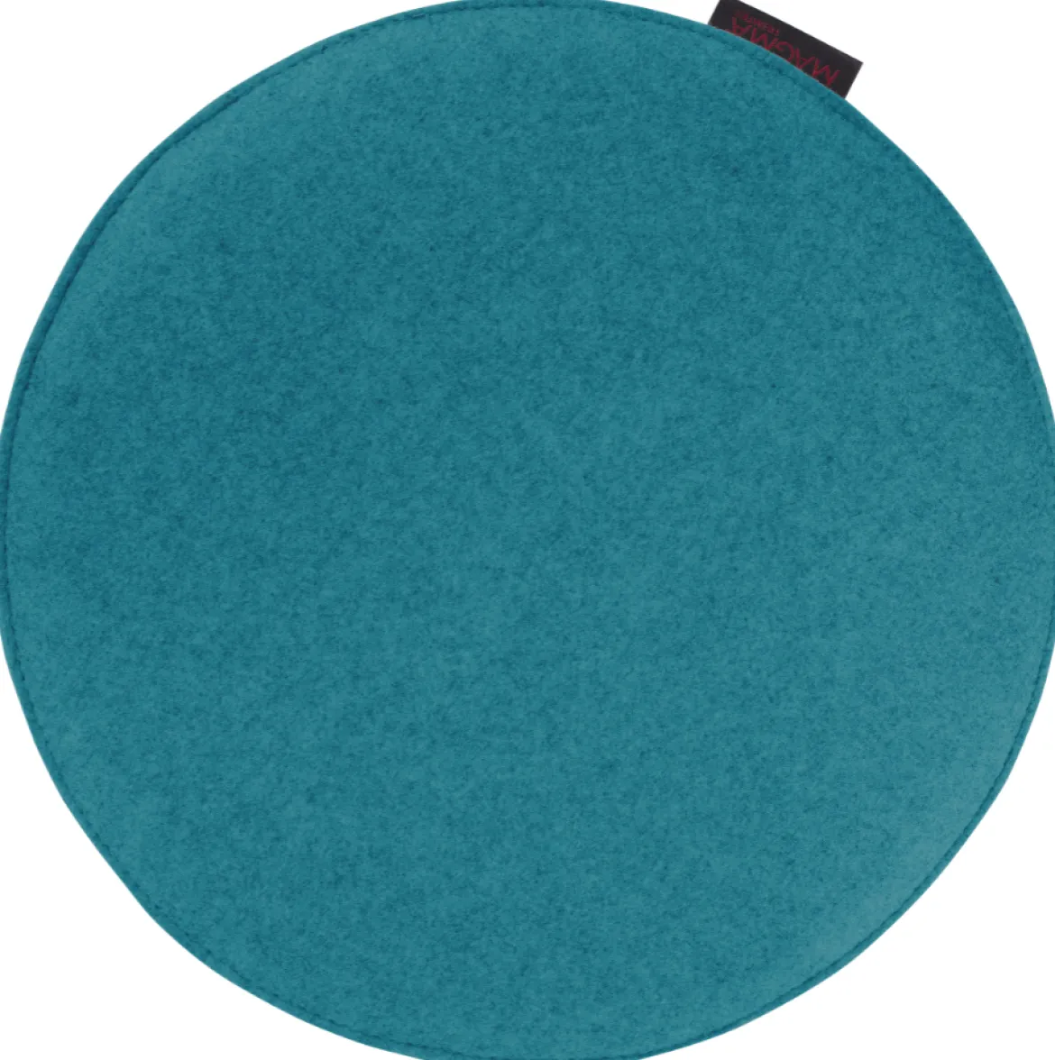 Stuhlkissen AVARO Filz rund petrol 35x2cm
