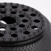 Stövchen rund Gusseisen Punkte schwarz 13,5x7,5cm