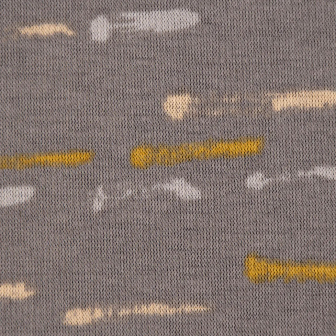 Sweatstoff Alpensweat Stripes Streifen grau hellgrau ocker 1,50m Breite