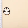 Sweat Stoff angeraut Pinguine beige 1,50m Breite