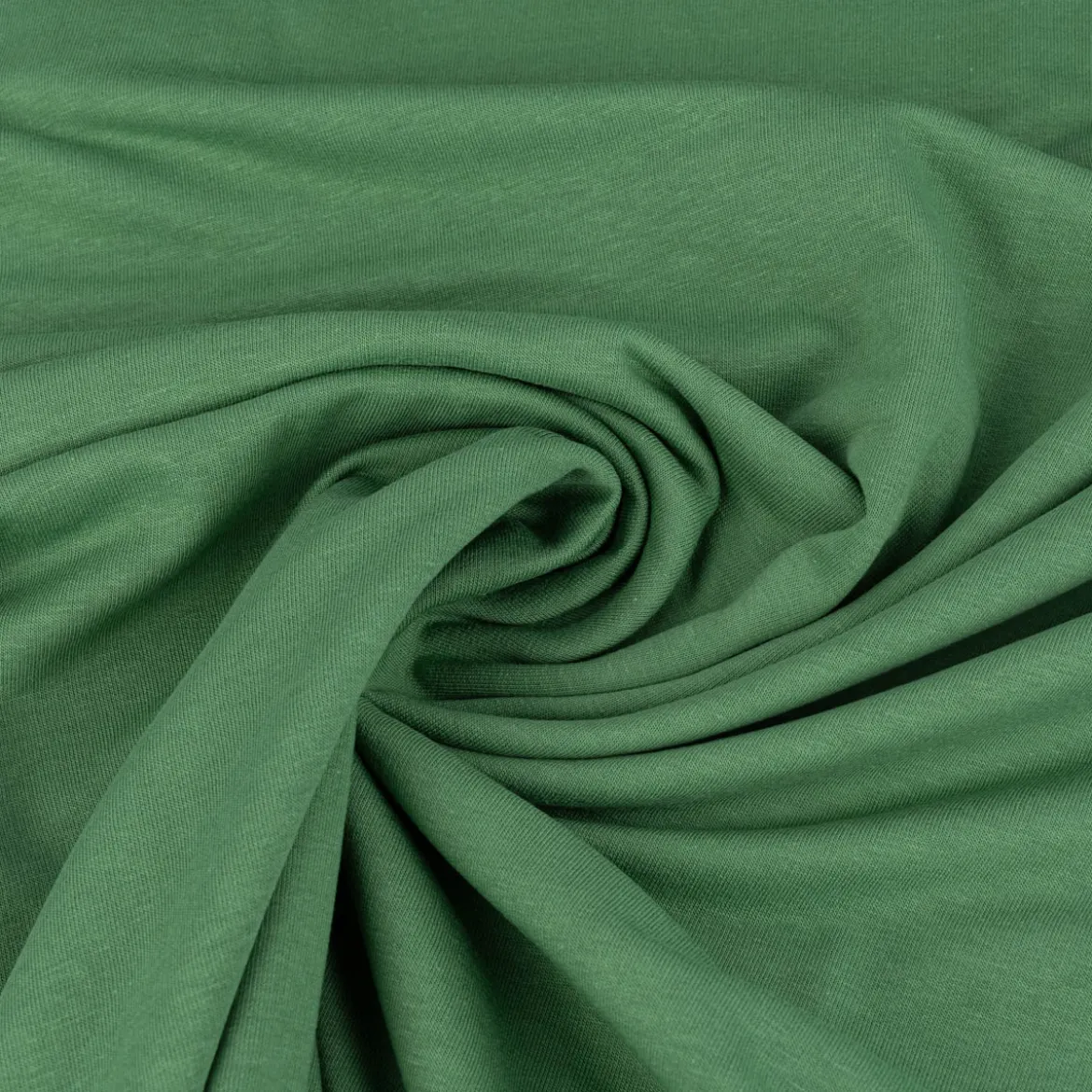 Sweatstoff kuschelweich uni grün 1,50m Breite