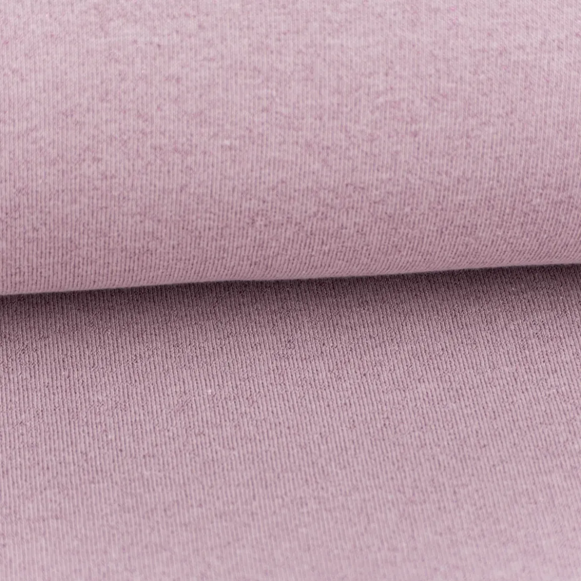 Sweatstoff Lurex kuschelweich uni hellrosa 1,45m Breite