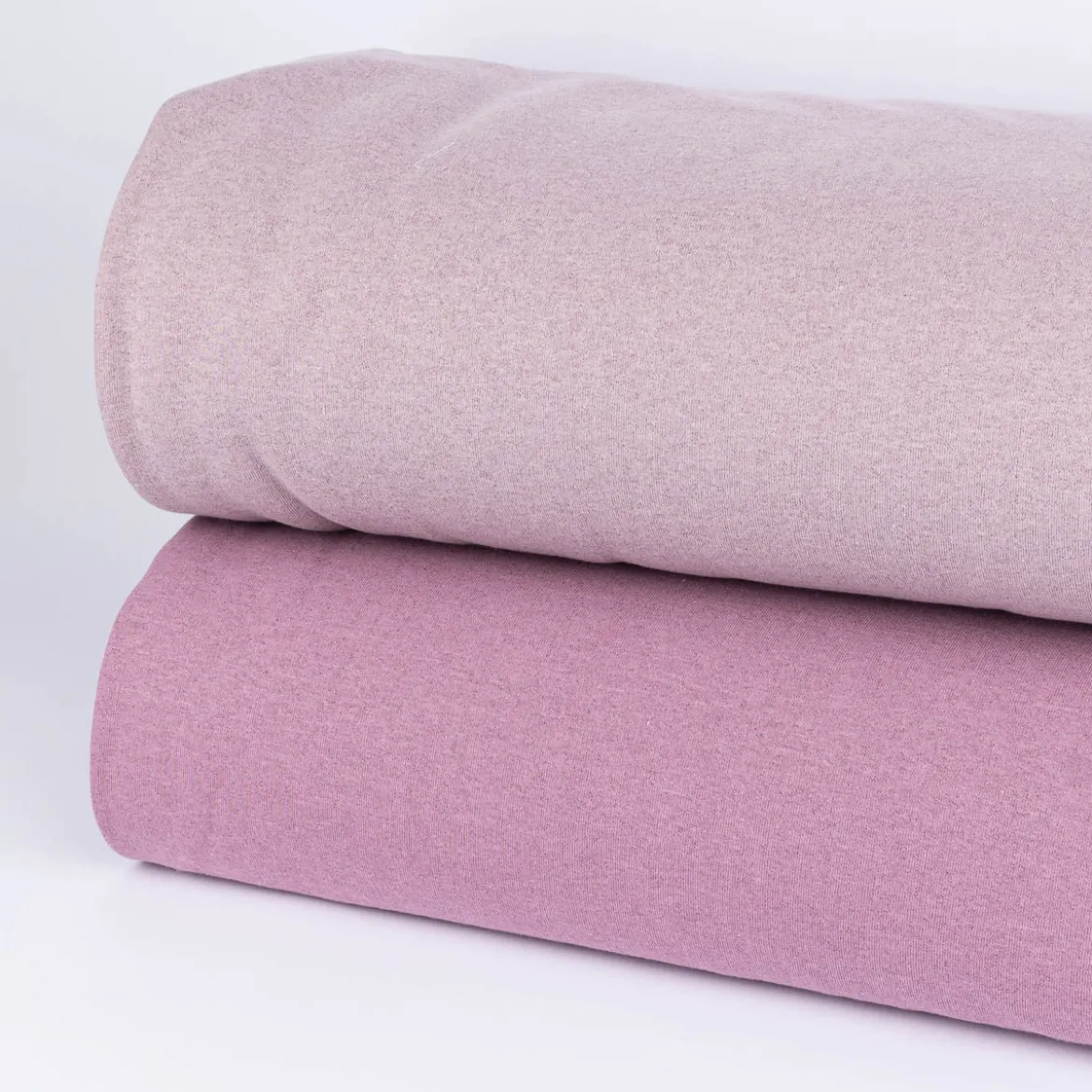 Sweatstoff Lurex kuschelweich uni hellrosa 1,45m Breite