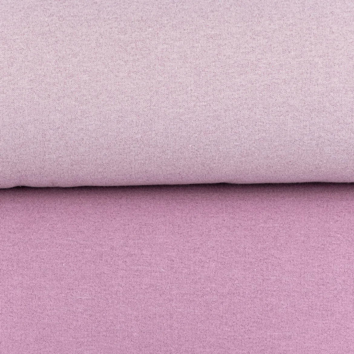Sweatstoff Lurex kuschelweich uni hellrosa 1,45m Breite